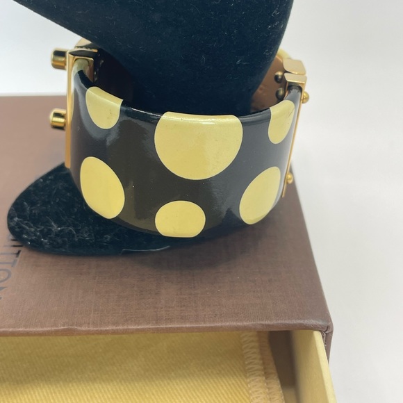 Louis Vuitton + Yayoi Kusama Infinity Dots Cuff Bracelet - Picture 5 of 8